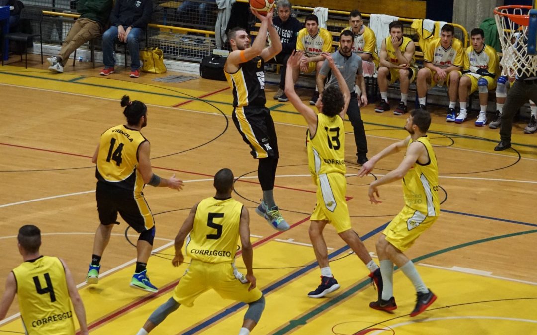 IL BIG-MATCH E’ DI CORREGGIO, MA VIGNOLA CADE CON ONORE